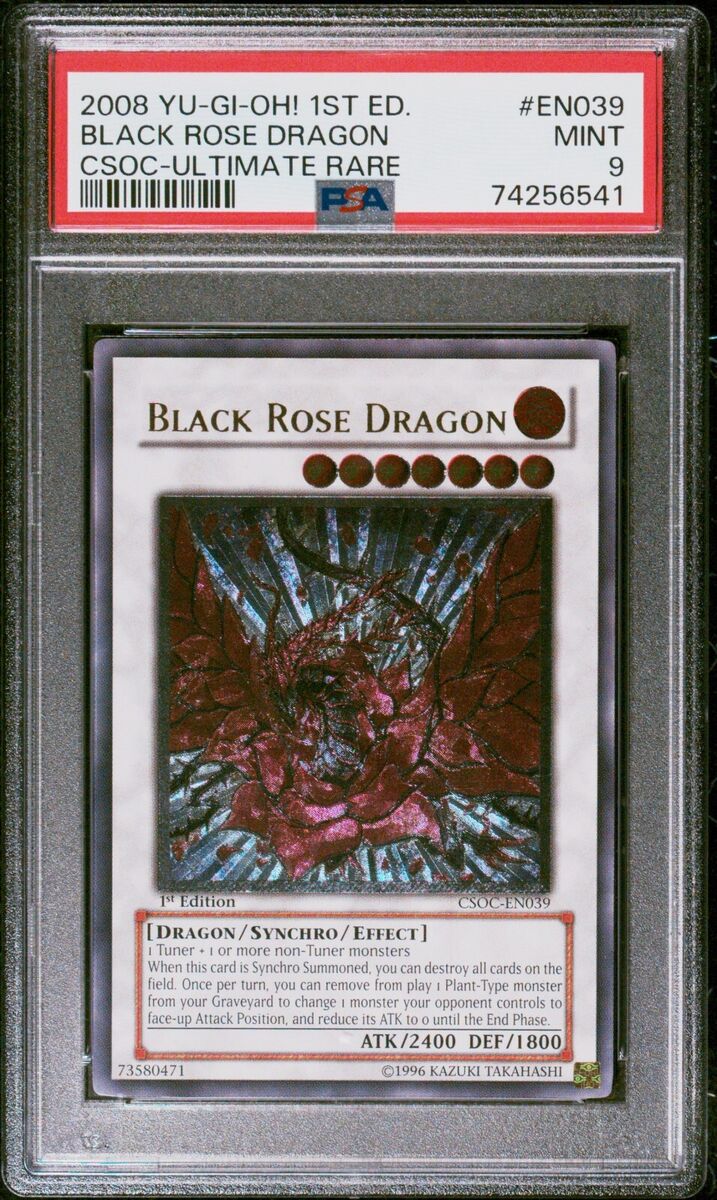 Black Rose Dragon Yugioh 2008 CSOC-EN039 Ultimate Rare 1st Black Rose Dragon Yugioh 2008 CSOC-EN039 Ultimate Rare 1st