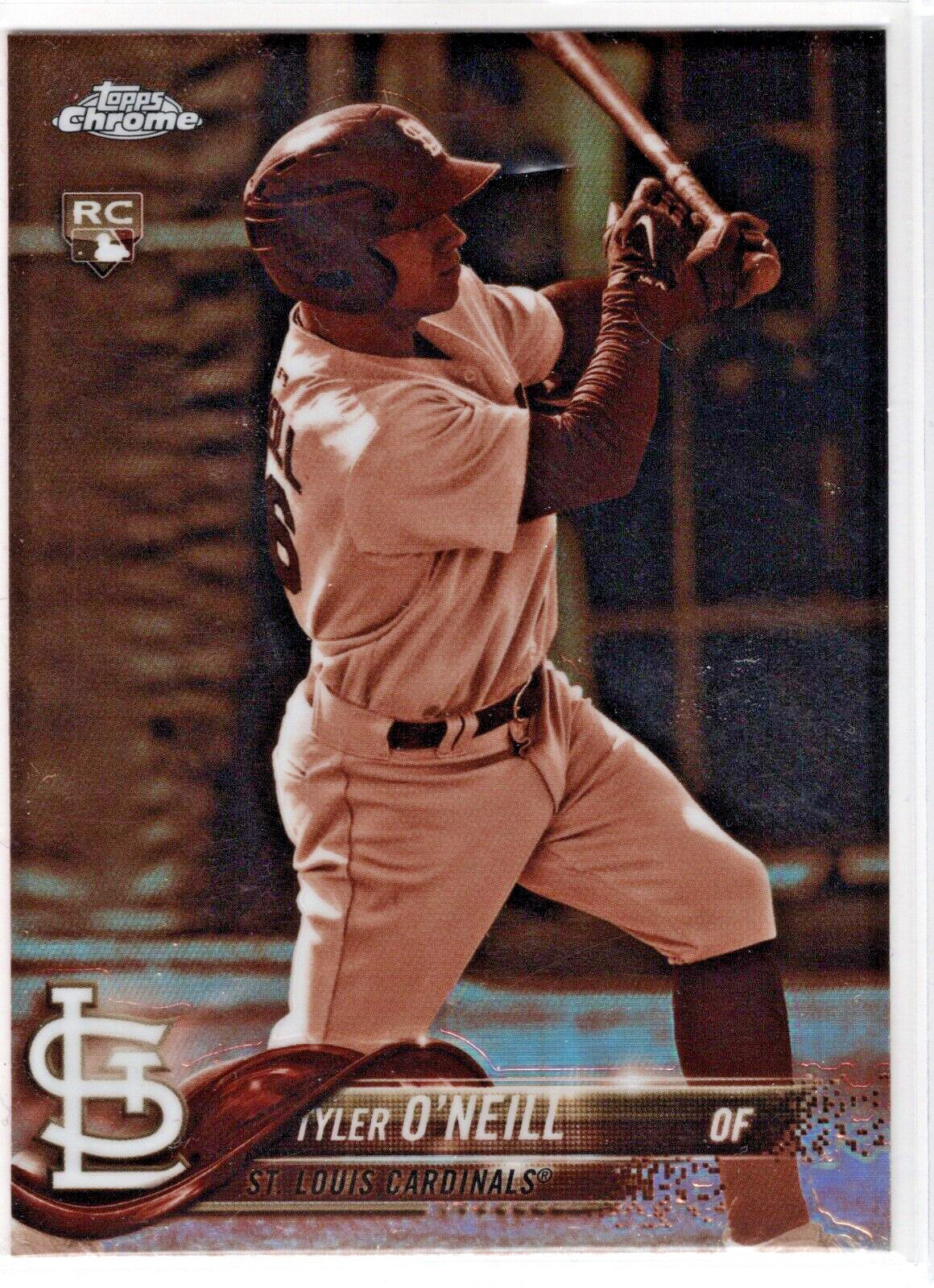 2018 Topps Chrome Sepia Refractors RC #35 Tyler O'Neill Cardinals