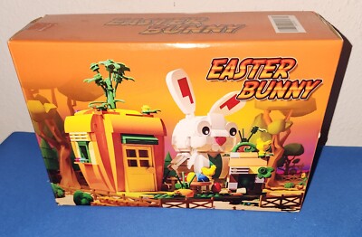Easter Bunny Building Blocks Set Over 400 Pieces, Children Kids