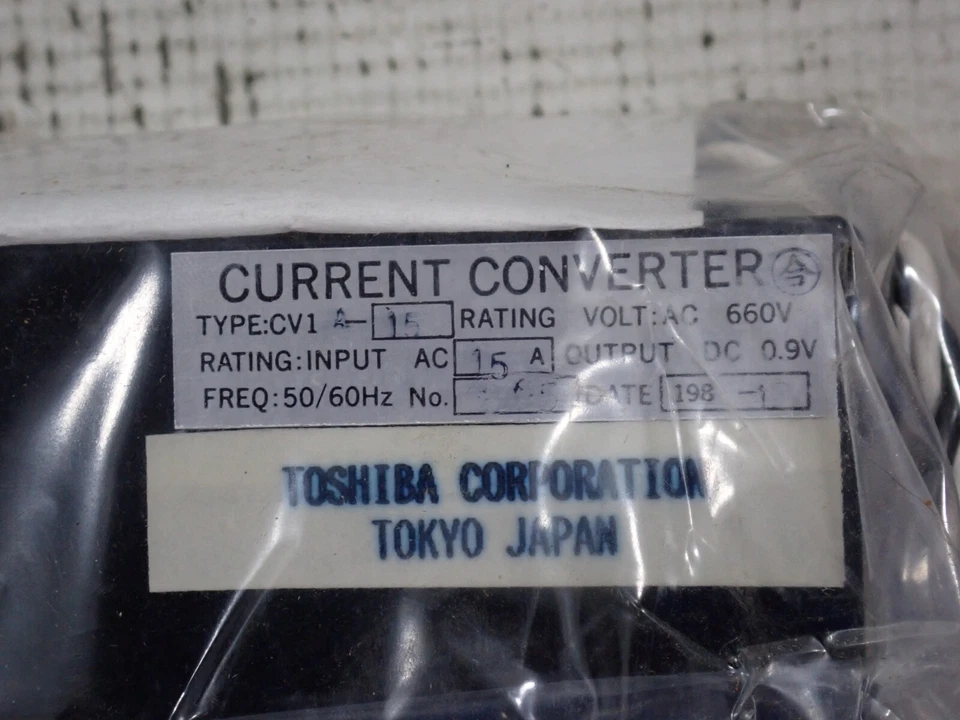 全新东芝 CV1A-15U 电流转换器 15A 660V 电流电压变压器 — 第 4/4 张图片