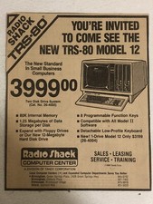 1983 Radio Shack TRS-80 Computer Vintage Print Ad Advertisement Birmingham pa1