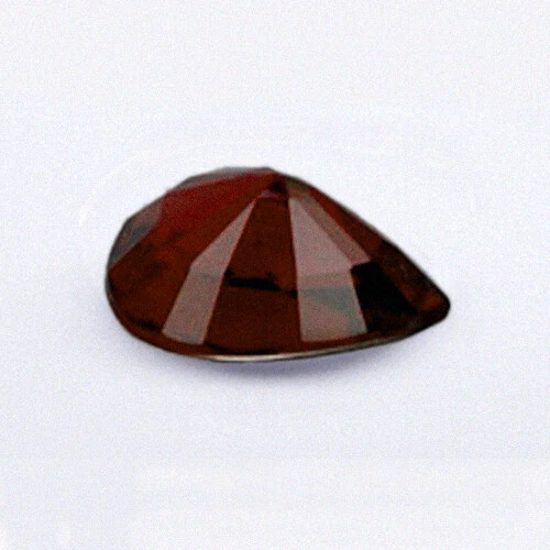 8x6mm PEAR FACETED GENUINE DEEP RED MOZAMBIQUE GARNET LOOSE GEMSTONE - Image 2 of 3