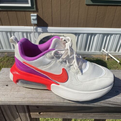 Nike Air Max Verona Damen Größe 10 weiß purpurrot lila Turnschuhe Schuhe - Bild 1 von 9