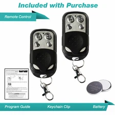 2 For Chamberlain LiftMaster Craftsman Garage Door Opener Remote 893LM Keychain