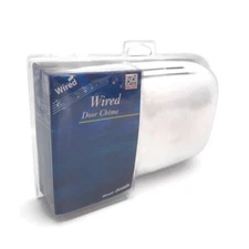 Heath Zenith Wired Solid Wood 2 Note Melody Door Chime LE-35 A White