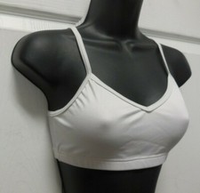 NWOT White Cami Bra Top Crossed straps in back Small Adult Dance