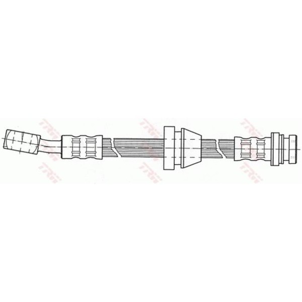 TRW Bremsschlauch Bremsleitung Vorne Links Rechts FüR Chevrolet Matiz PHD499-image