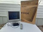 Vintage Sony Wega 15 Inch Color Lcd Tv Model Klv-S15G10 Retro Gaming Tv