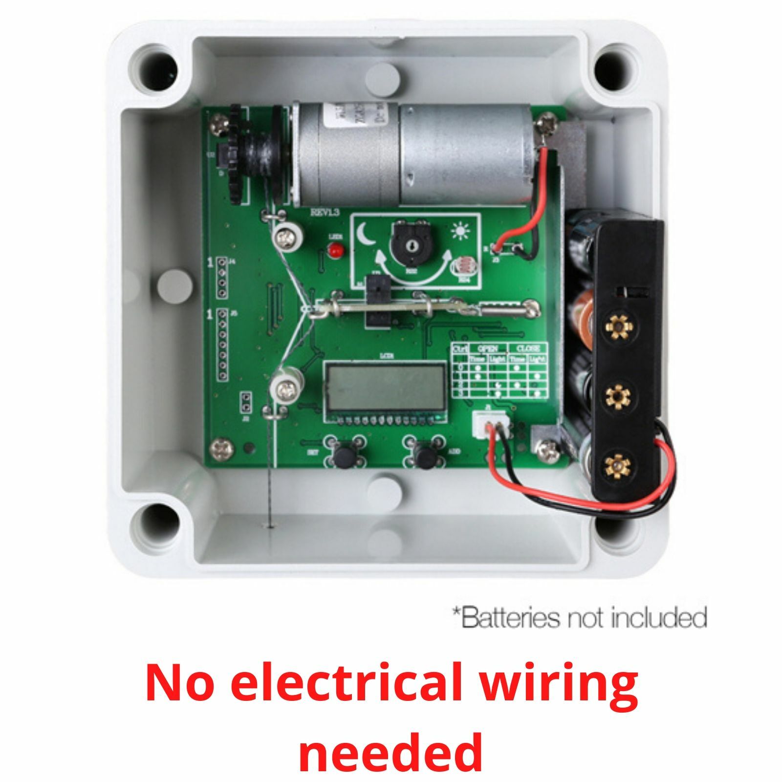  Automatic Chicken Coop Door Opener Cage Closer controller 