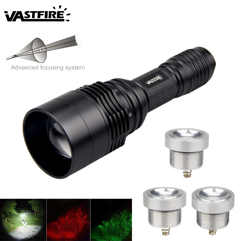 400 Yards Red+Green+White Gun Light Zoom Scope Mount Hunting Air Rifle Torch Set - Image 2 of 4