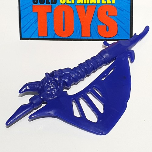 Skeleton Warriors Baron HUESO OSCURO HACHA DE BATALLA original azul accesorio arma - Imagen 6 de 7