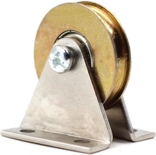 Chiloskit 1.5" Bearing Wheel Small Wire Rope Pulley Block Bearings Bearing Wire