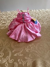 Build-A-Bear Pink Fancy Princess Dress with Crinoline Sequins NWT