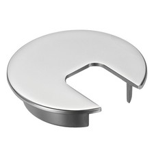 1 Pcs Desk Grommet 1.97Inch,Zinc Alloy Round Desk Hole Cover,50mm,Pearl Nickel