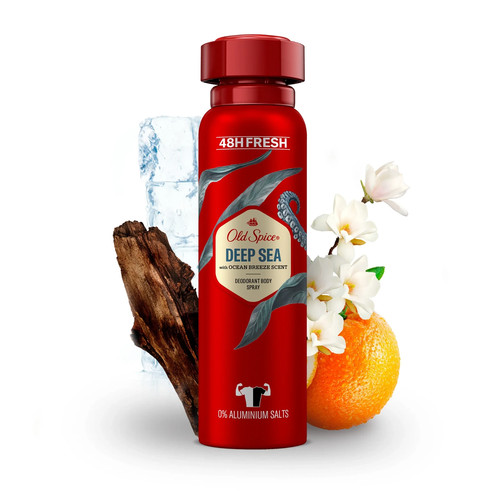 6 x Old Spice Deep Sea Deodorant Stick & Body Spray Mix 50ml + 150ml FREE POST - Picture 2 of 6