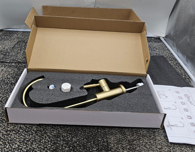 Stylish K-142G LODI Single Handle Cold Water Tap - Brushed Gold Finish
