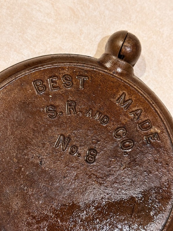 Best Made #8 Waffle Iron Made By GRISWOLD For Sears NO BASE
