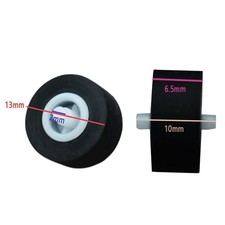 5pcs Pinch Roller Rings with Shaft for Cassette Tape Deck Recorders 13 6.5 2mm