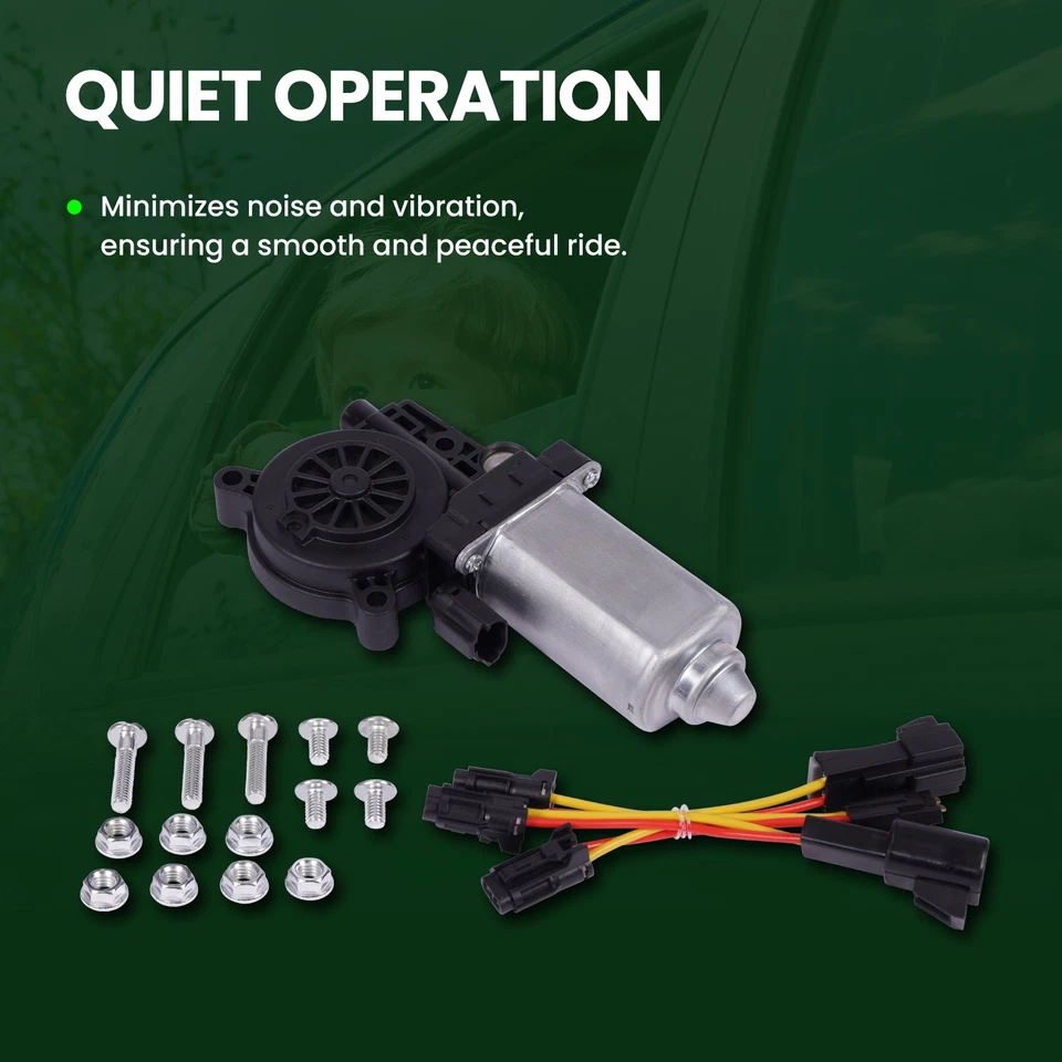 2x Motor elevador de ventana eléctrico para Buick Chevrolet Cadillac GMC Oldsmobile Saturn Foto 3 de 4