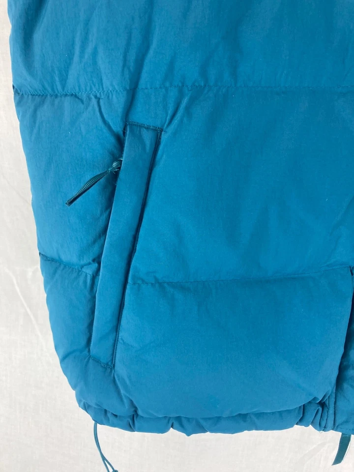 Lands End Quilted 600FP Down Puffer Bodywarmer Green Size M NEW (h25) - Image 3 of 4