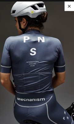 PAS NORMAL STUDIOS Womens Mechanism Jersey Size XXS Light Indigo