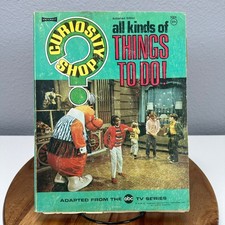 1971 Curiosity Shop All Kinds of Things To Do Activity Book Used VTG
