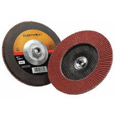 3M Cubitron 7100104924 Flap Disc, Type 27, 7" Dia., 80 Grit