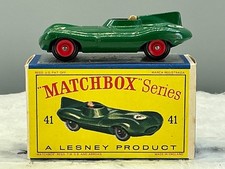 Matchbox lesney 41A Jaguar,RED WLS,vnMINT, boxed all original