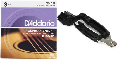 D'Addario EJ26-3D + D'Addario DP0002 Value Bundle