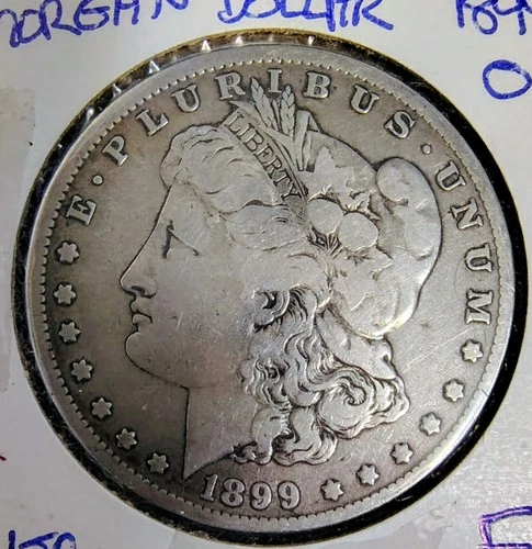 1899-O Morgan Silver Dollar (Fine), USA Coin Collectible