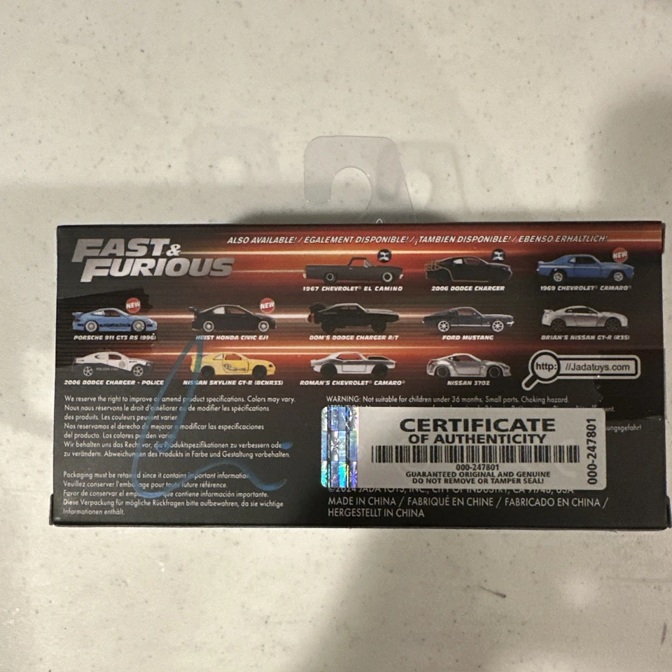 FIRMADO Volkswagen Jetta Diecast firmado por Chad Lindberg “Jesse” escala 1/32 Jada Foto 4 de 4