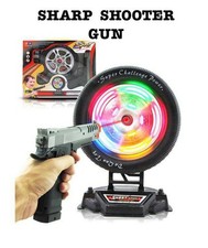 Laser Target Gun Sharp Shooter Toy Shooting Game with Music with Lights