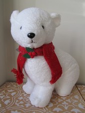 Polar Bear Glittered Christmas Decoration Brand New With Tags