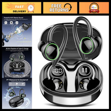 Bluetooth 5.4 Wireless Earbuds with ENC Noise Cancelling Mic, 48H Playtime, IP7