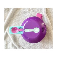 Aladdin🥣LKNEW🍜90s🔴Micro Soup Bowl Built-In Spoon 12oz 6" Purple Thermos Retro