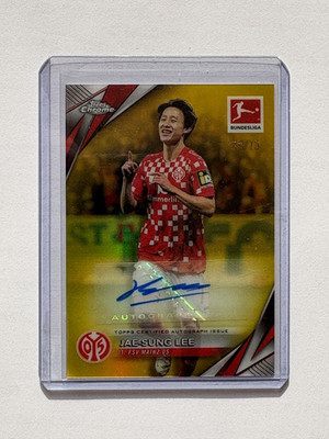 Topps 2024/25 Bundesliga Chrome Jae-Sung Lee /75 Auto FSV Mainz  