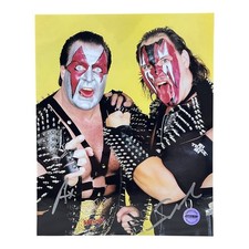 DEMOLITION AX & SMASH SIGNED 8x10 PHOTO FITERMAN SPORTS AUTHENTICATION #1 SILVER