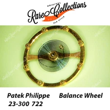 USED Usato Patek Philippe 23-300 Balance Complete 722 Bilanciere Ricambio