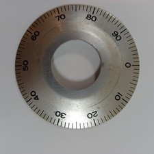 Yaesu FT Series Ham Radio Tuning Dial Scale Plate Aluminum Replacement Part VTG