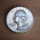 🔥RARE🔥1964 Washington Silver Quarter Circulated Business Strike, No Mint Mark
