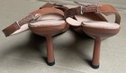 Brown Pointed toe Slingback Heels Shoes In Excellent Shape Size 39 — photo 6