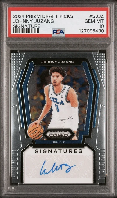 2024 Panini Prizm Draft Picks - Signatures Johnny Juzang #S-JJZ (AU) PSA 10