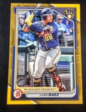 2024 Bowman Draft - Juan Baez #BD-150 Gold /50 (RC)