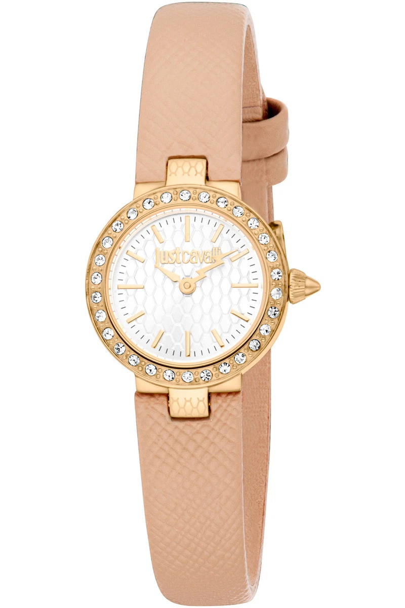 Montre Just Cavalli JC Warm Femme Réf. R7253137525 - Acier Inox, Cadran Marron - Neuf Avec Étiquettes