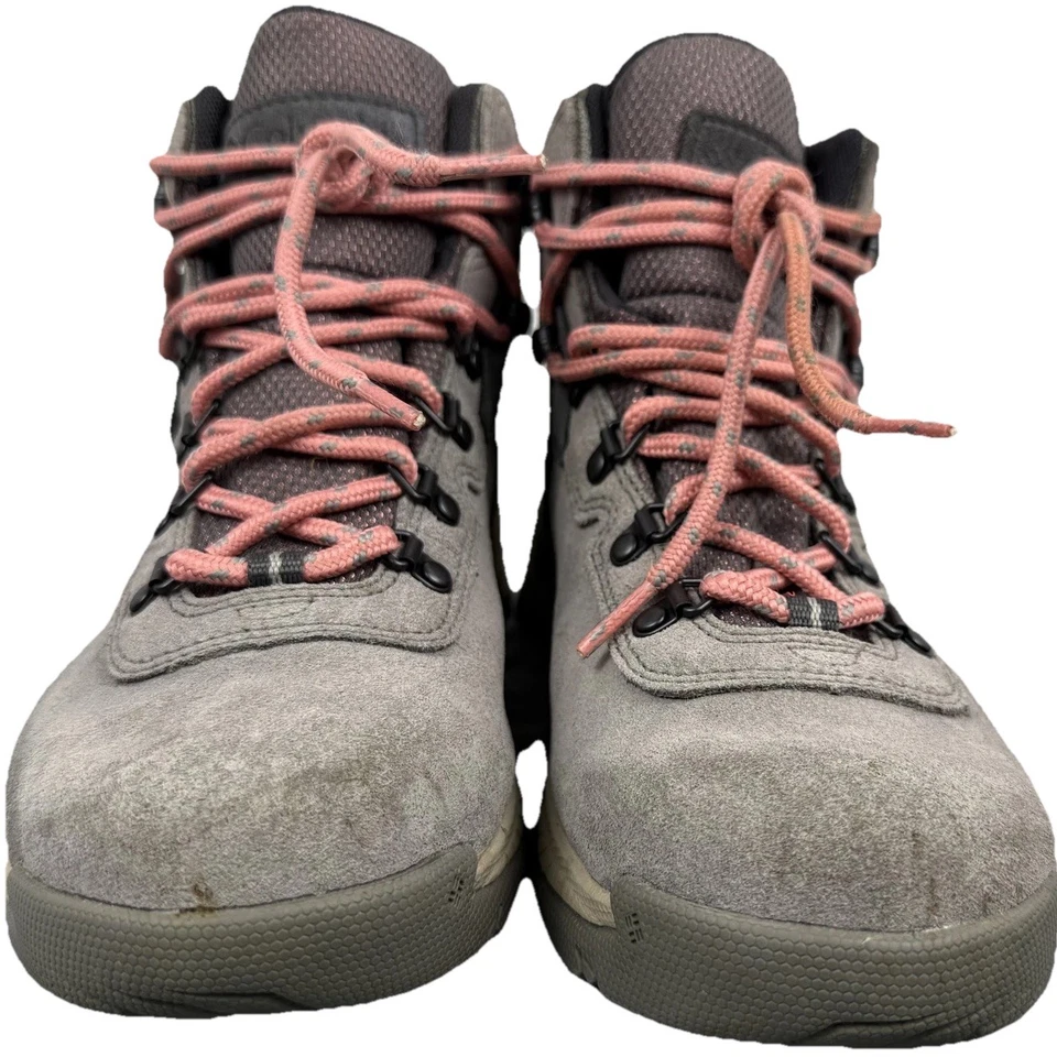 Женские ботинки Columbia размер 10 серые розовые для пеших прогулок замшевые сетка средний размер BL4552-00 - Изображение 4 из 4