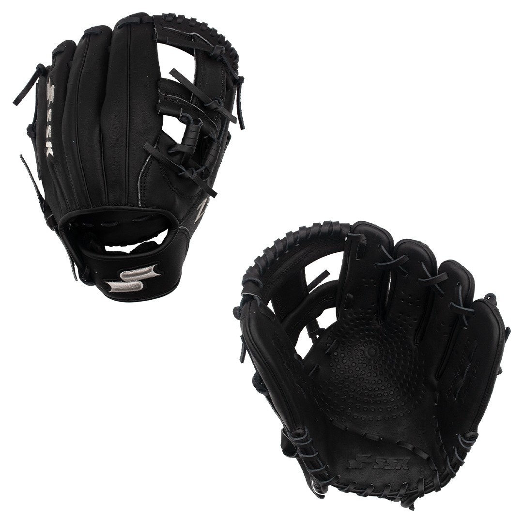 Guante de béisbol de campo SSK Z5 Craftsman 11,75" Z5-1175BLKSLV1