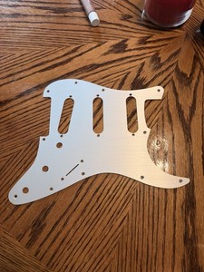 Fender American Ultra II Stratocaster Silver Aluminum Pickguard USA Strat