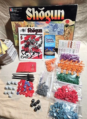 Vintage 1986 SHOGUN Boardgame (Milton Bradley) BEAUTIFUL Shape! (See Pictures)