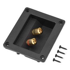 Speaker Box Terminal,Speaker Terminal Cup with Banana Plugs,2 Way Speaker Bin...