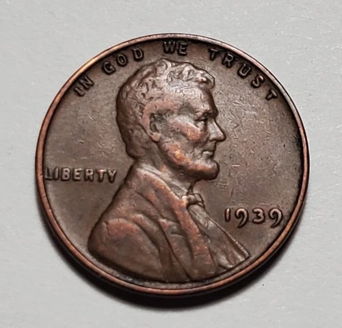 1939 P LINCOLN WHEAT PENNY #P1844